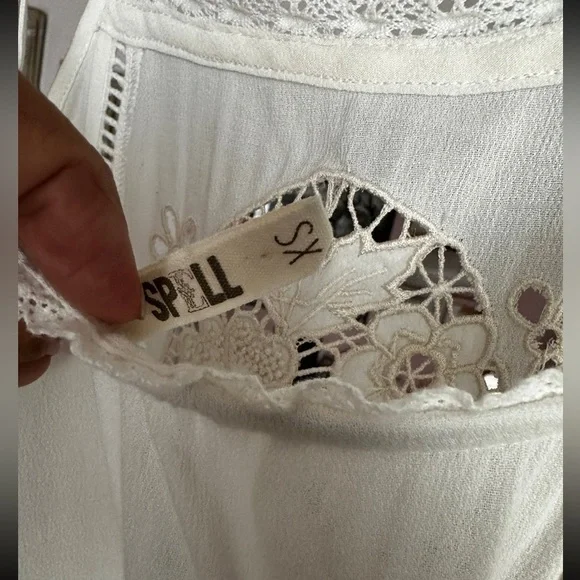 Spell Island Bonita Midi strappy Dress looks new XS - Picture 11 of 16